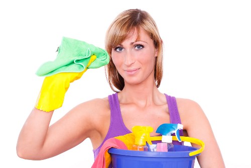 Person using a screen reader on a carpet cleaning website in Wallington