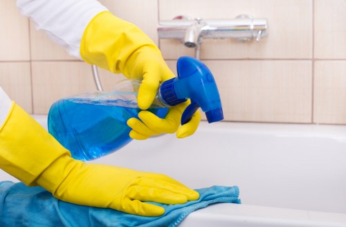 Clean and soft carpet fibers after professional cleaning